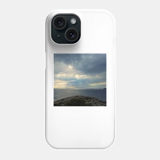 Skyscape Sun Rays in Žirje Island, Croatia Phone Case