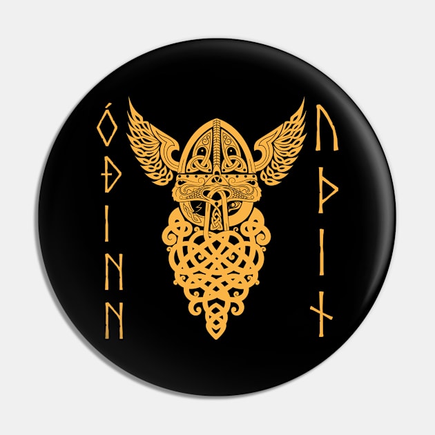 Odin Pin by Blue Pagan