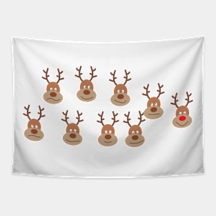 Santa's Reindeer Tapestry