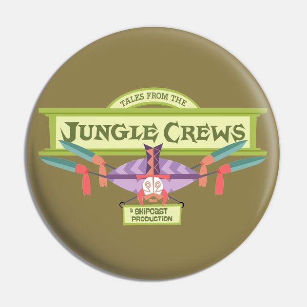 Tales from the Jungle Crews logo Pin by The Skipper Store