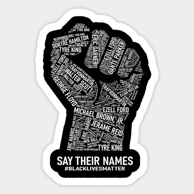 BLM Black Lives Mater - Social Justice - Sticker