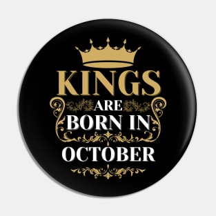 kings are born in october Pin