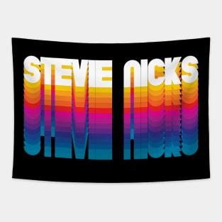 Retro Stevie Personalized Name Gift Retro Rainbow Style Tapestry