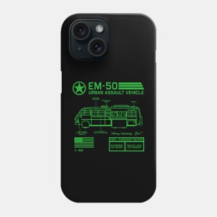 EM-50 Urban Assault Vehicle Specs Phone Case