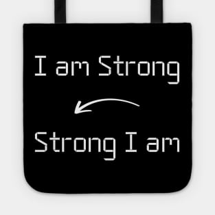 I am Strong T-Shirt mug apparel hoodie tote gift sticker pillow art pin Tote