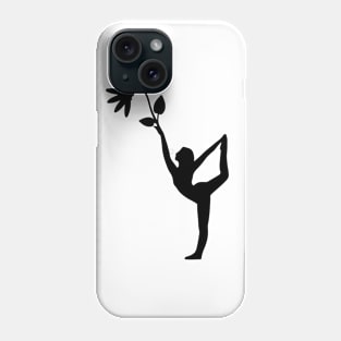 Balanced woman silhouette Phone Case