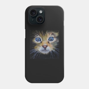 Blue blue eyes! Kitten Phone Case