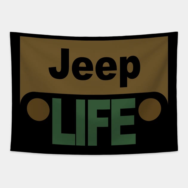 jeep life Tapestry by CARLOTTA_SBD