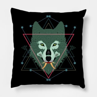 Wild Wolf Head Killer Pillow