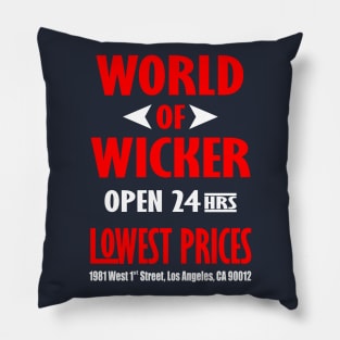 Police Squad World of Wicker Pillow