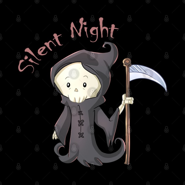 Silent Night Grim Reaper - Christmas Ghost by Wanderer Bat