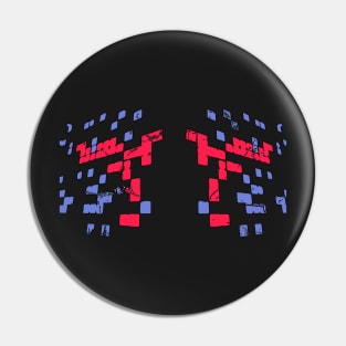 The Red, White, and Blue (Or Black) Pin