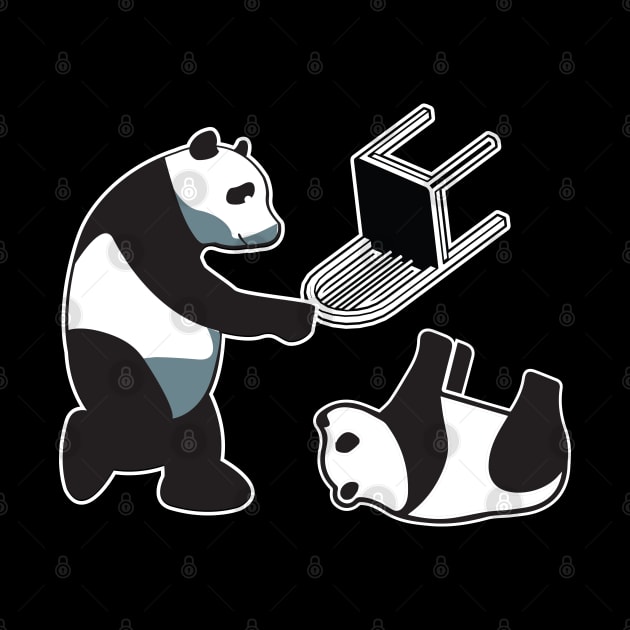 Funny Panda Wrestling by TabbyDesigns