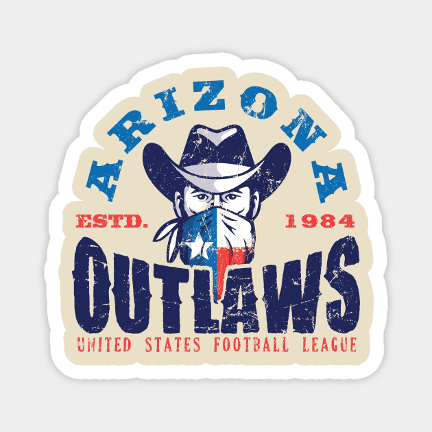 Arizona Outlaws Magnet by MindsparkCreative