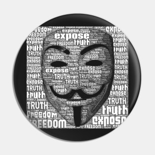 Anonymous Mask Pin