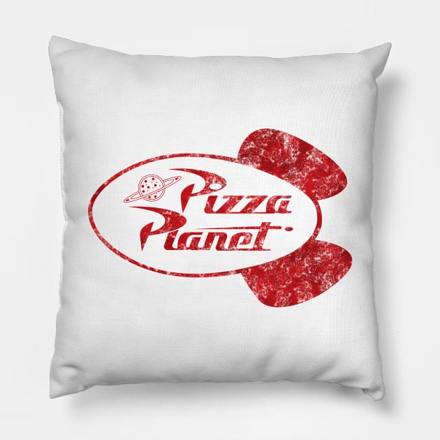 Pizza Planet Pillow by moonsia