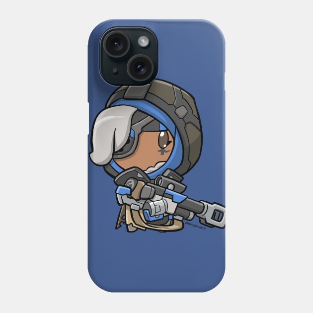 Lil Nanny Sharpshooter Phone Case by fallerion