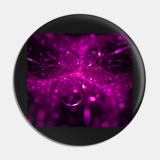 Digital Design - Purple Floral Pin