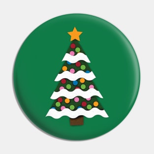 Felt Christmas Tree Pin