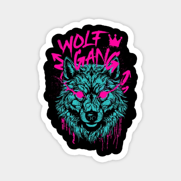 Wolf gang Magnet by Nikisha