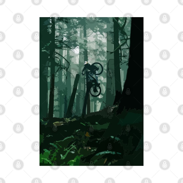 Brandon Semenuk Inverted Table Painting by gktb