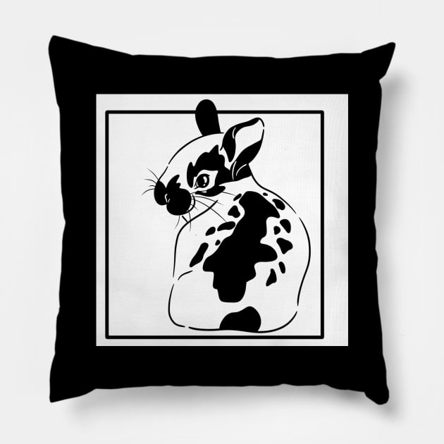 Bunny Pillow by ImaginativeWild