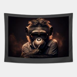 Hunter S Monkey Tapestry