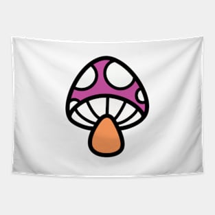 Lesbian Mushroom Discrete Pride Flag Tapestry