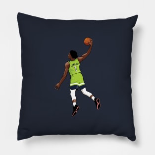 Anthony Edwards Vector Dunk Pillow