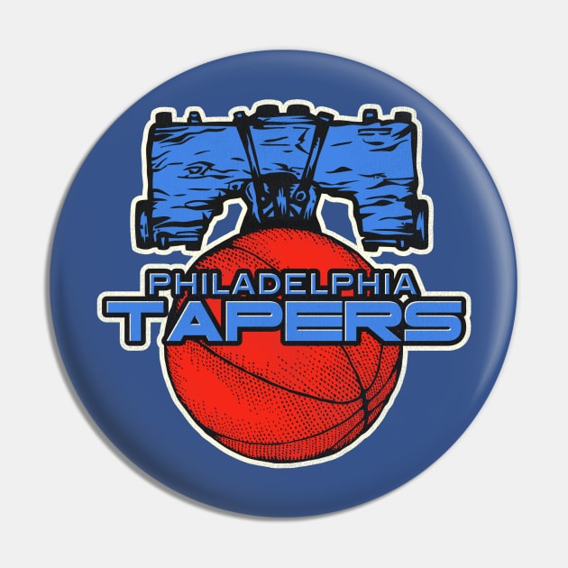 Defunct Philadelphia Tapers Basketball Team Pin by Defunctland