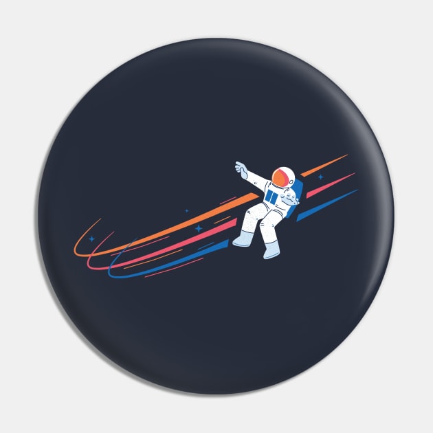 Astronaut Floatin' Pin by mikevotava