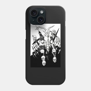 Baphomet BW Phone Case