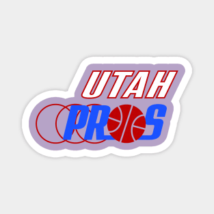 Defunct Utah Prospectors WBA Basketball Magnet