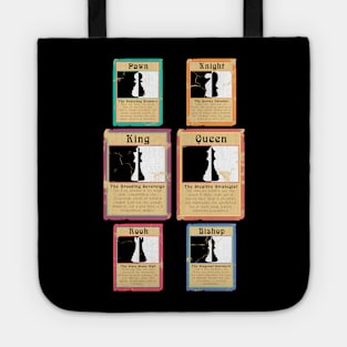 Chess Royalty Cards Pattern Tote