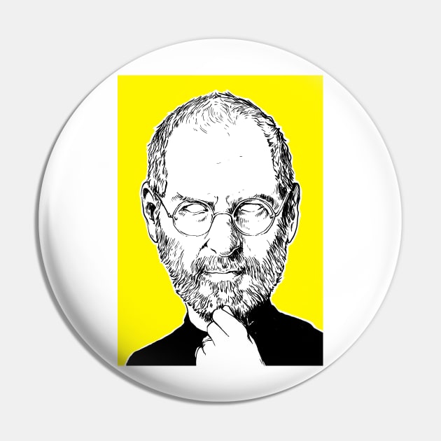 Steve Jobs Pin by Tomib