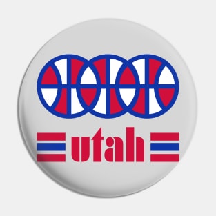 Utah Basketball - Vintage B-Ball Throwback Pin