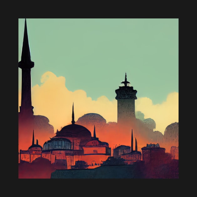 Istanbul | Comics style by ComicsFactory