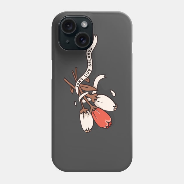 Long Live Belarus Phone Case by Animatarka