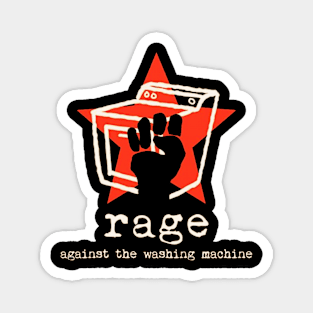 Rage Against the Washing Machine Parody Magnet