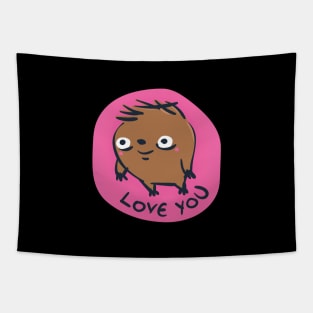 Cute Little Love Sloth Tapestry