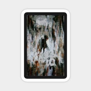 Dark Abstract Art Painting Magnet