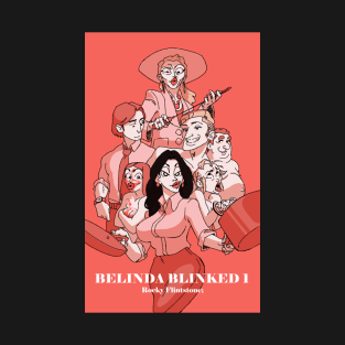 Rocky Flintstone Book Cover Poster of Belinda Blinked 1; T-Shirt