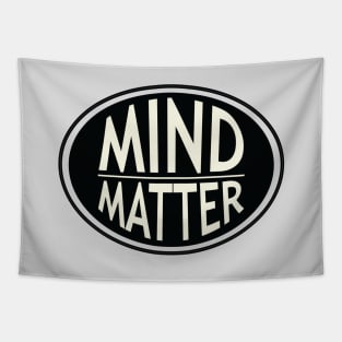 Mind matter_dark background Tapestry