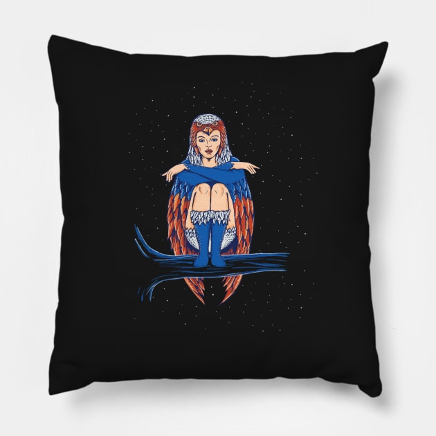 Sorceress He-man Pillow by coffeeman