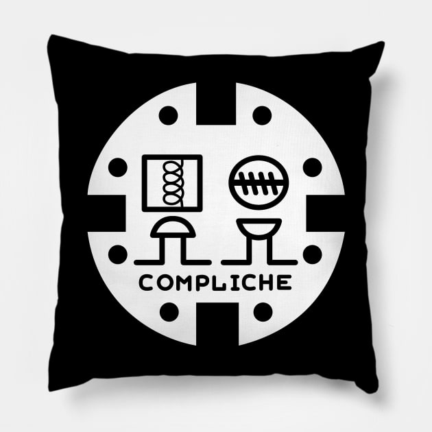 COMPLICHE - BARCELONA Pillow by GiGiGabutto