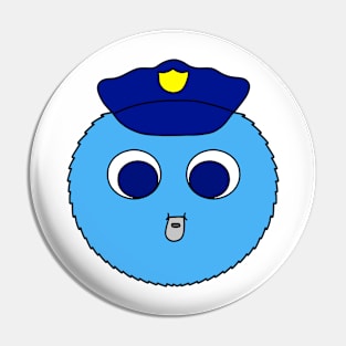 Police Officer Puff Pin