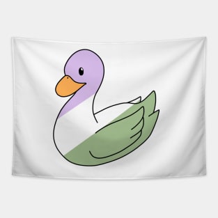 Pastel Genderqueer Duck Tapestry