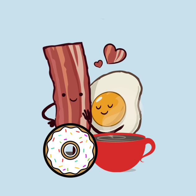 FUNNY Bacon And Eggs Breakfast by SartorisArt1