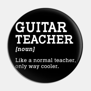 Guitar Teacher Back To School Gift Ideas Pin