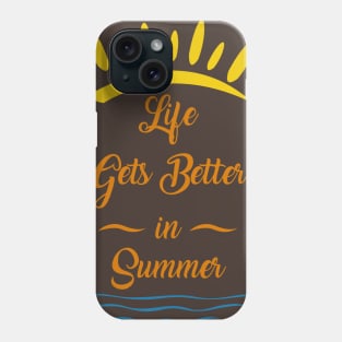 life in summer Phone Case